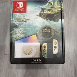 Switch Zelda Oled Special Edition New