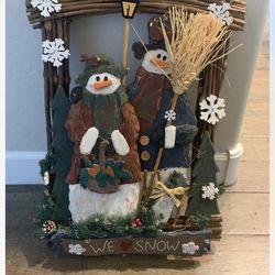 Snowman Wall Decor 