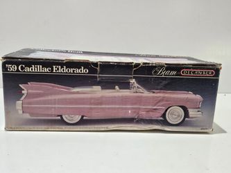 Vintage 1991 Jim Beam 1959 Pink Cadillac Eldorado Convertible Whiskey Decanter