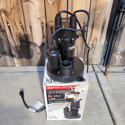 Everbilt Submersible Sump Pump 1/3  HP