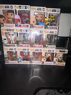Starwars Funko pops