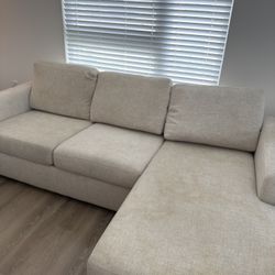 AS IS Living Spaces Reversible Sectional 