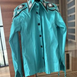 Turquoise Show Shirt 