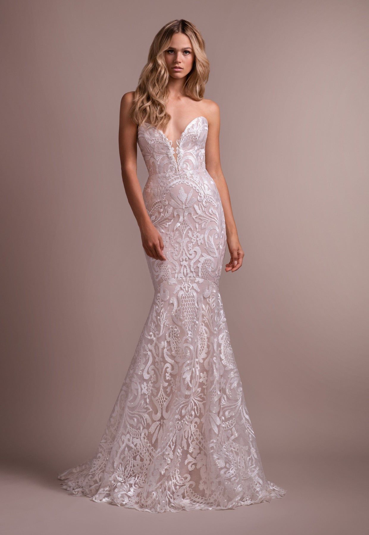 Hayley Paige Elke 6914 Wedding Gown Size 14
