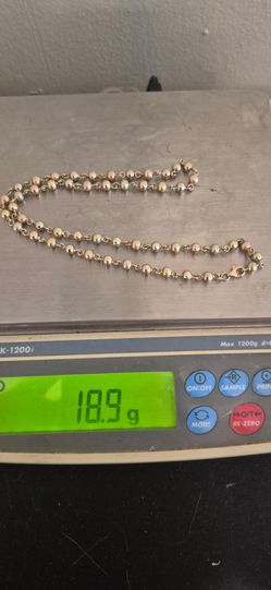 14k beaded Necklace