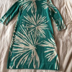 Lilly Pulitzer Palm Print Sweater Dress / Tunic (XS)