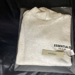 Light Oat Essential Hoodie 