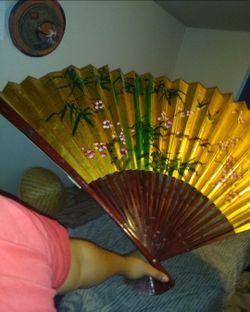 Enormous Hand Fan, Used For The Royalty