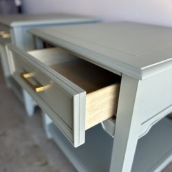 Pair of end tables