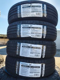 185/65/15 New Tires #4 Royal Black Mount & Balance // 4 llantas nuevas Instaladas Y Balanceadas