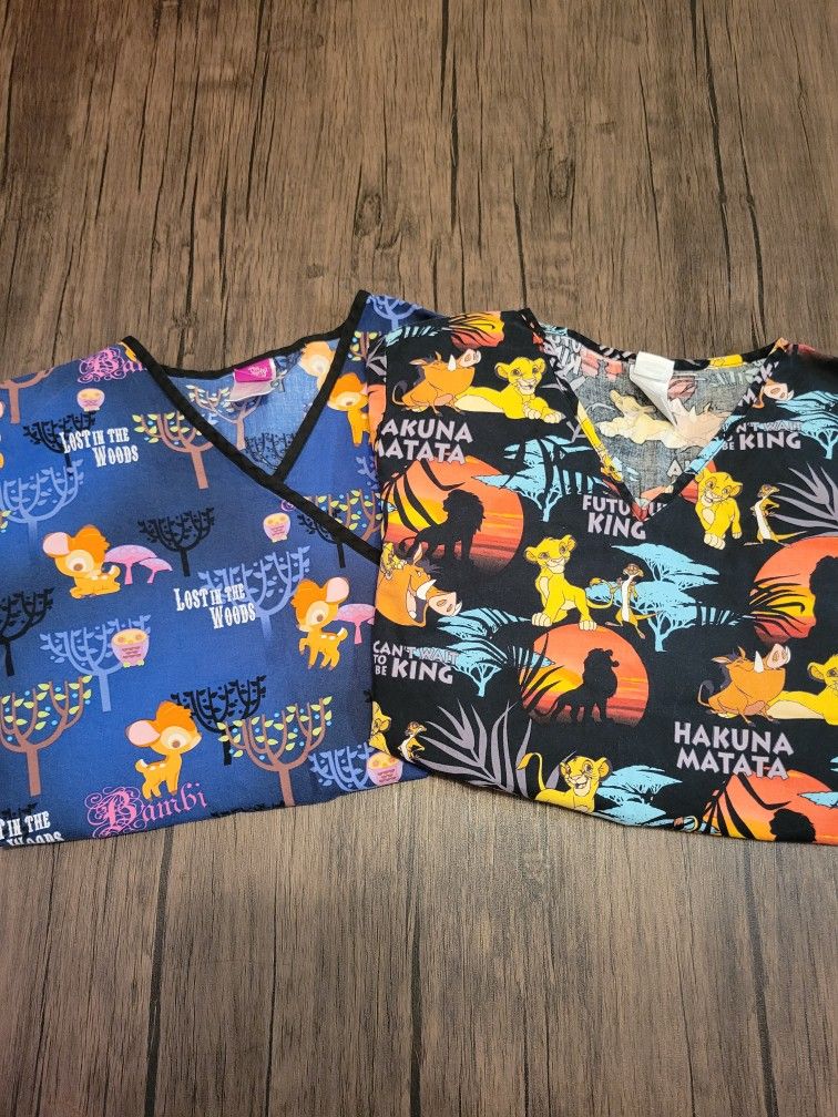 Disney Scrub Top Set