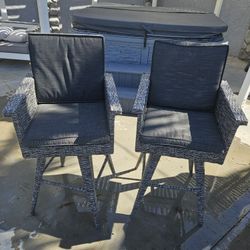 Outdoor Batstools Gray Good Condition 