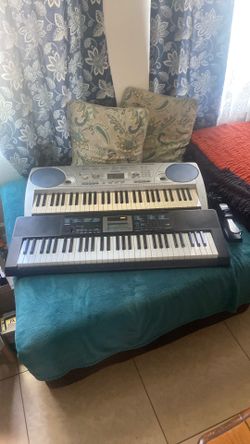 YAMAHA piano and CASIO piano