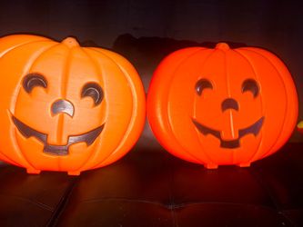 Pumpkin blow molds