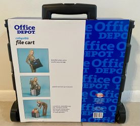 Office Depot Collapsible File Cart