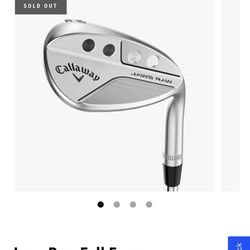 Callaway Chrome Jaws Raw Full Face Lob Wedge