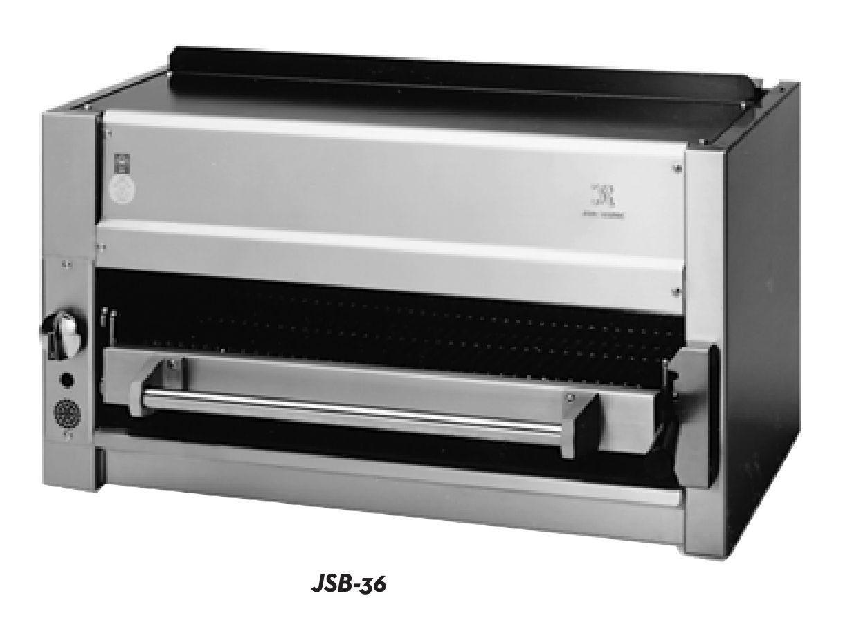 NEW 36" Salamander Broiler Jade Range JSB-36-WM All Stainless Steel #4058