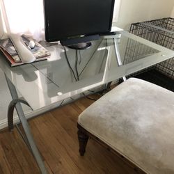 Glass Desk Table 