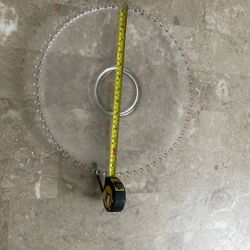 Imperial Glass Candlewick Low Cake Stand