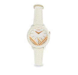 Fendi 28MM Stainless Steel & Leather-Strap Watch $1290