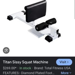 Sissy Squat Machine And Belt Squat Attachment 