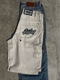 FUBU baggy shorts and jeans
