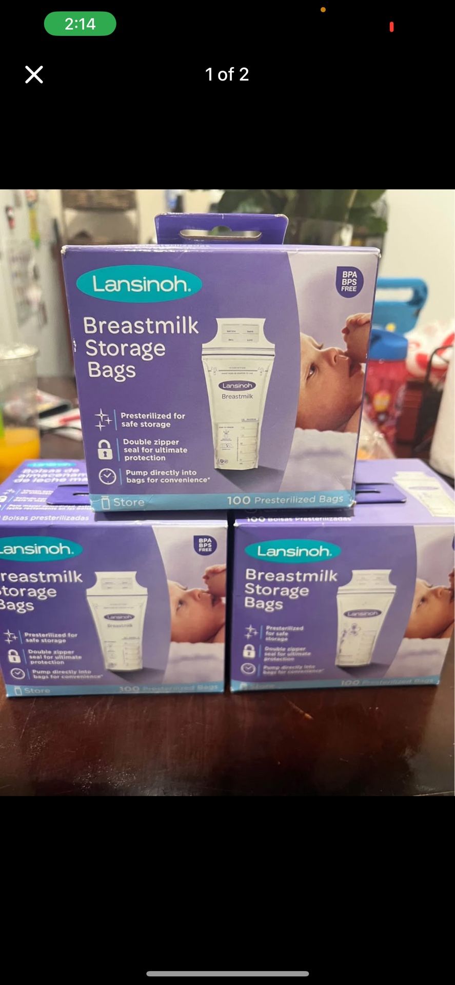 Breast milk Storage Bags
