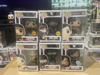 Mortal Kombat Funko Pop Lot/Bundle of 6