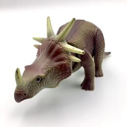 Vintage 1990 Tyco Toys Dino Riders Styracosaurus w/ Movable Head, Legs and Tail 7”