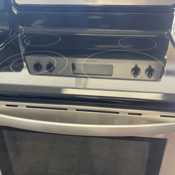 Whirlpool Glass Stove Stainless 