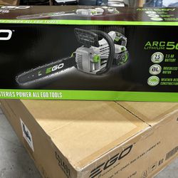 💥💥EGO POWER+ 56-volt 14-in Brushless Battery 2.5 Ah Chainsaw (Battery and Charger Included) NEW!!!!