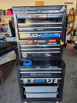 Craftsman toolbox combo w some tools