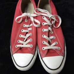 Red Converse Size 8 Mens. 