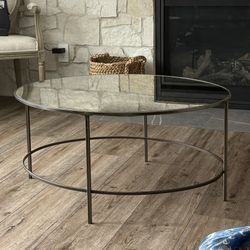 West Elm Fox Mirrored Coffee Table  