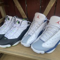 6 pairs JORDANS SHOES SIZE 13