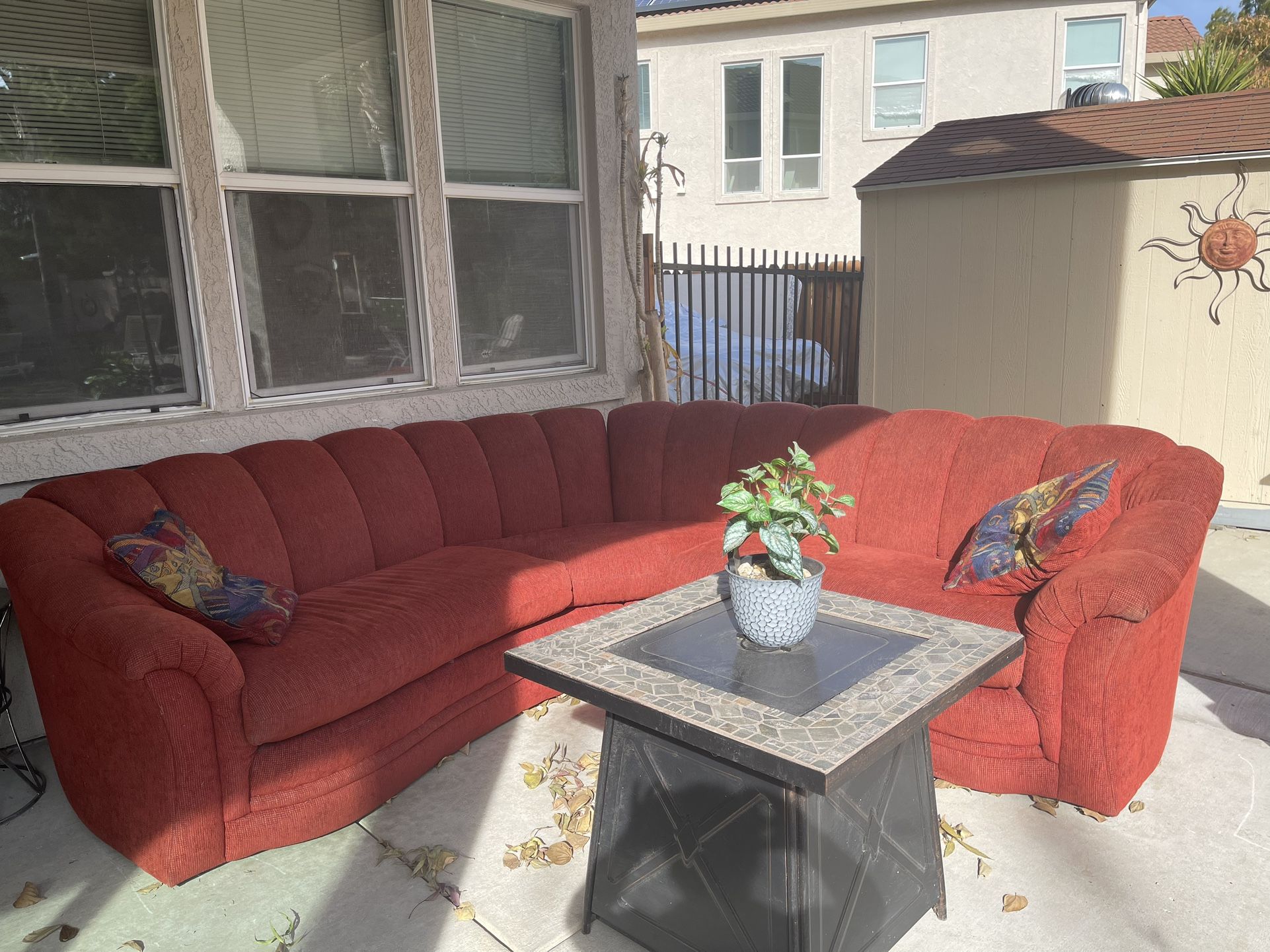 Red Cozy Sofa