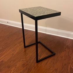 Laptop Table Or Side Bed Mosaic Table  $30.