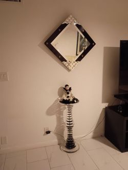 Glass table stand