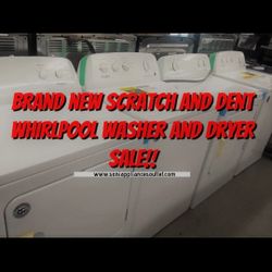 Brand New Scratch And Dent Washer And Dryer For Sale