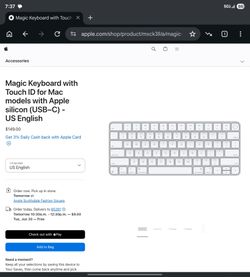 Apple keyboard and mouse magic with touch id