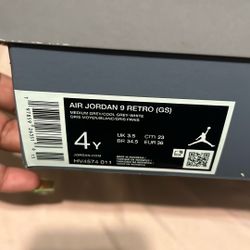 Jordan 9 (GS)