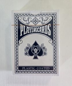 Plastic-Coated Playing Cards – 1 Pack