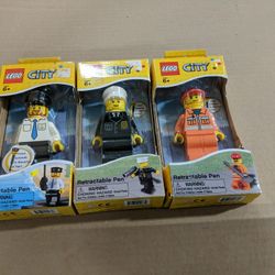 Lego city retractable Pens