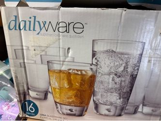 16 piece glass set