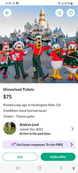 disney tickets scamer 