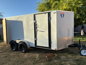2025 interstate enclosed trailer 7x14 plus the V like new