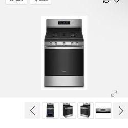 🔥 Whirlpool 5-Burner Gas Range – Like New, Works Perfectly! 🔥