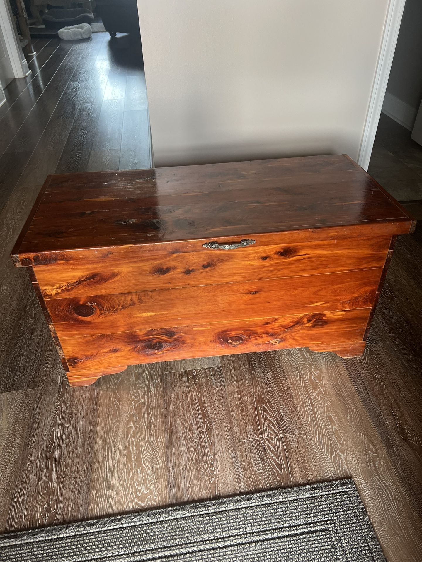 Antique Wooden Trunk
