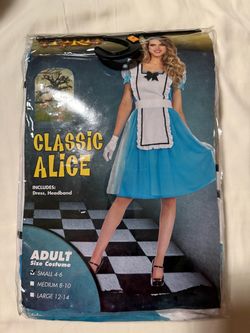 Classic Alice Adult Halloween Costume Small