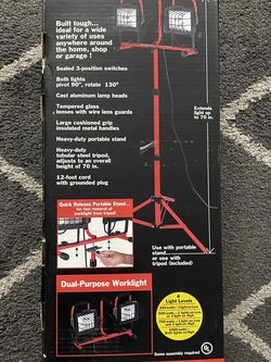 Craftsman Dual Head Worklight